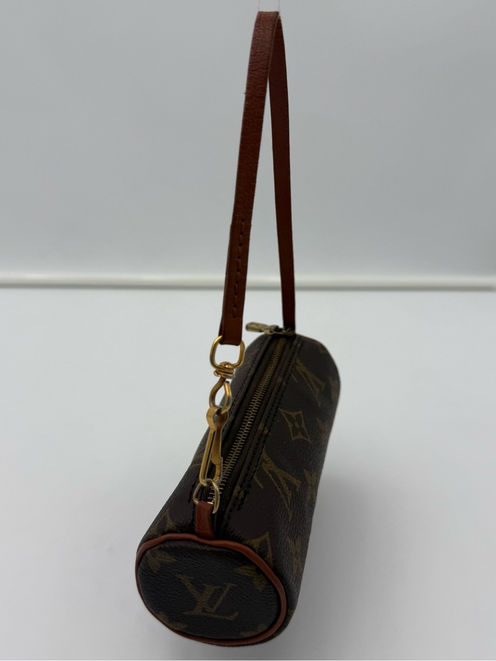 LOUIS VUITTON 1854 PARIS • Vintage MINI Nano PAPILLON 15 Bag w/ Treated Leather - Picture 8 of 15